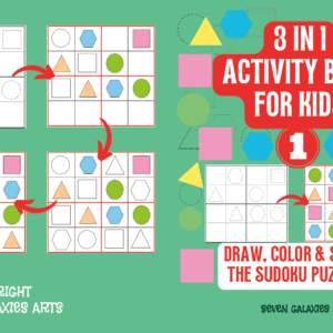 3 in 1 Activity Book for kids