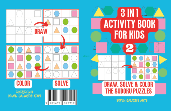 3 in 1 Activity Book for kids